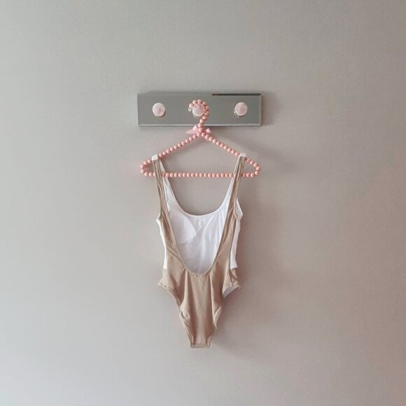 NWT Derek Lam knit lace-up one piece swimsuit, S - Picture 5 of 6